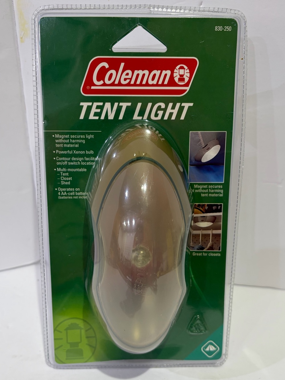 Coleman Tent Light 830-250- Portable Tent LED Light NOB